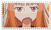 Stamp of Holo looking annoyed