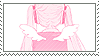 Stamp of Hatsune Miku wearing wings